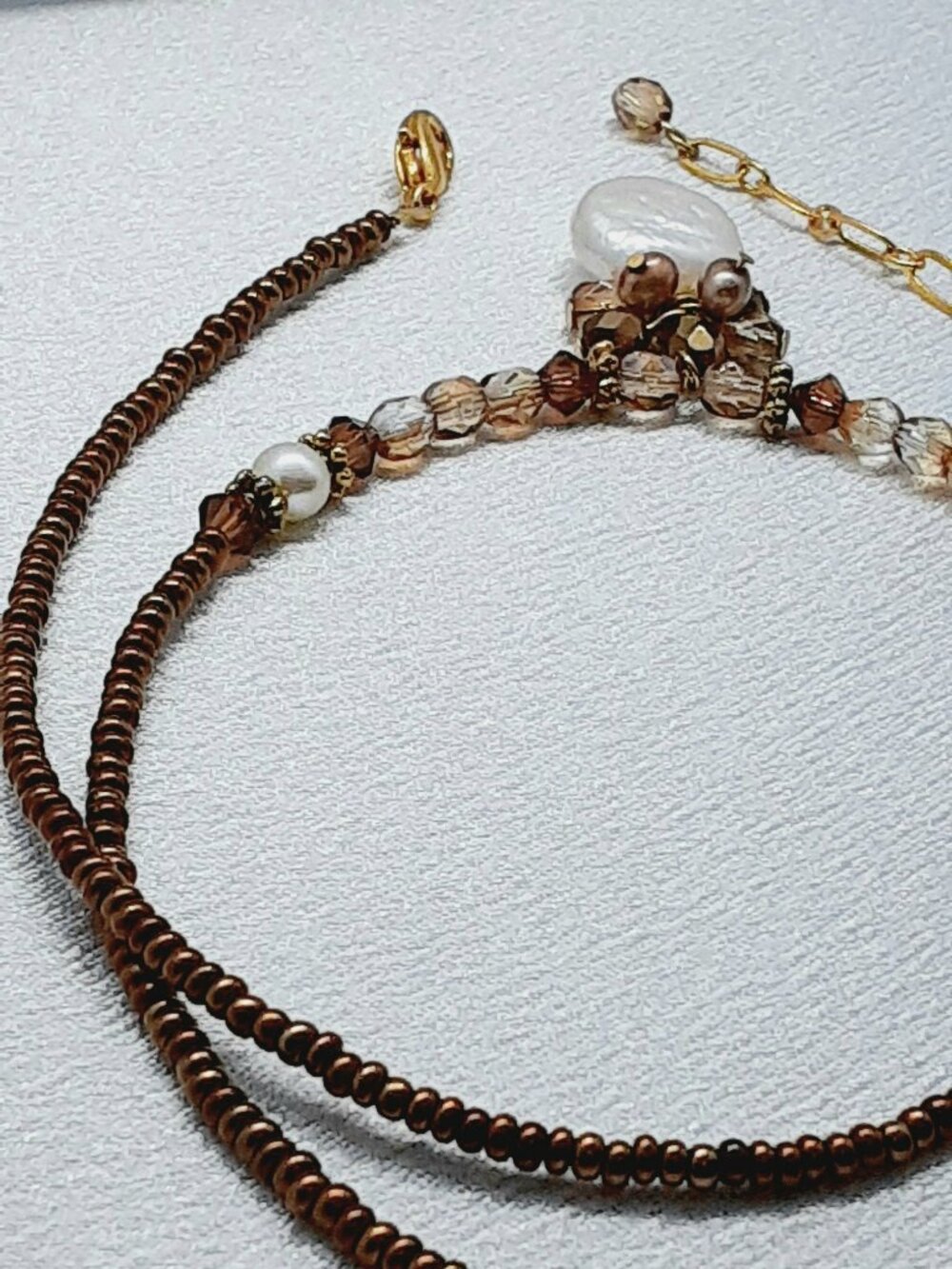 NEW 17 inch baroque pearl necklace - Picture 5 of 10